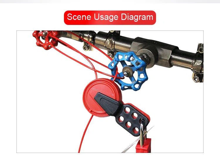 วิธีใช้ Universal Cable Lockout CB21 ราคาloto ราคาLockout ตัวล็อควาล์วแบบลวดสลิง ตัวล็อควาล์วแบบสาย